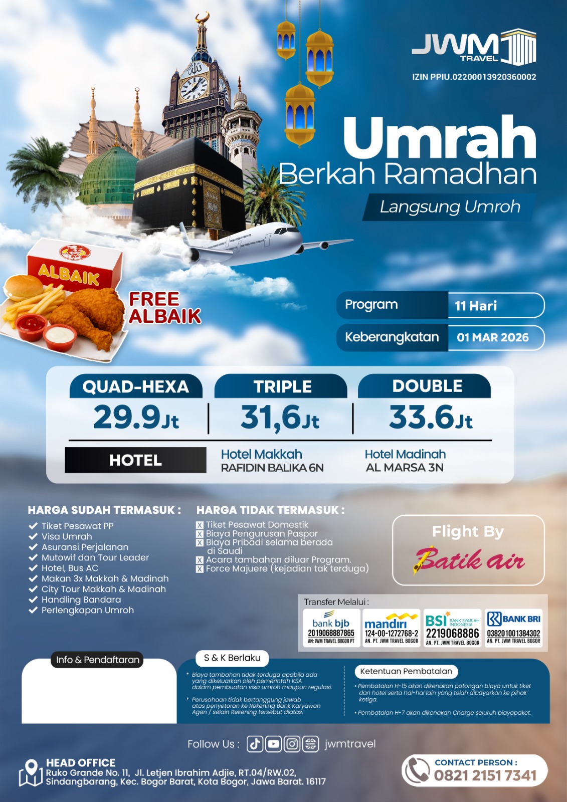 Umroh Berkah Ramadhan 2026